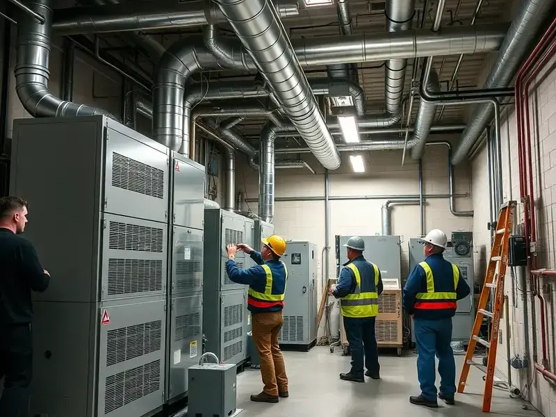 Commercial furnace maintenance