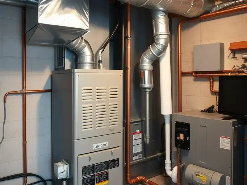 Complete furnace replacement project in Olathe home